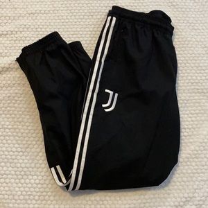 NWT Adidas Men’s Juventus Black Windbreaker Pants XL FR4217
